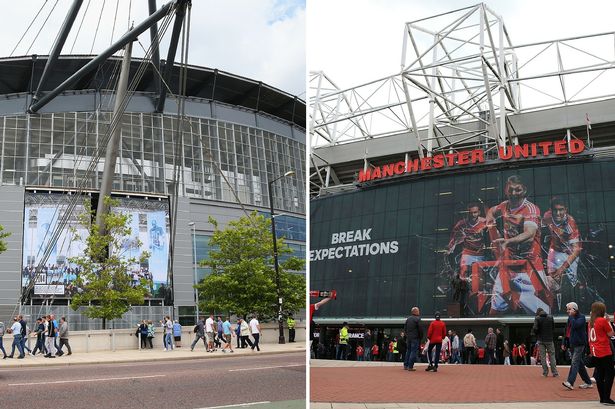 Ini Dia Penampakan Old Trafford & Etihad Stadium Saat Diselimuti Salju Tebal